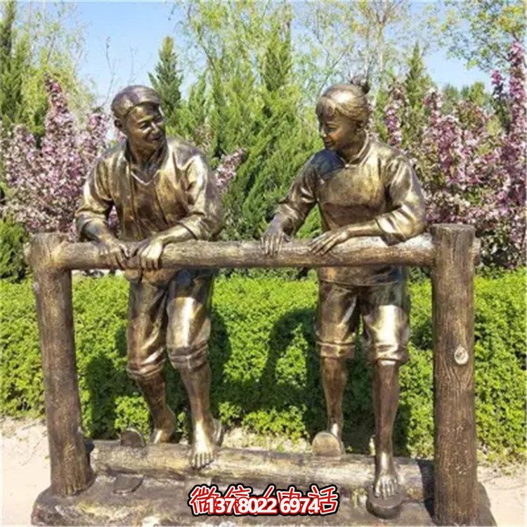 仿古銅雕塑，玻璃鋼景觀雕塑