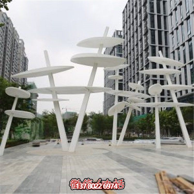 不銹鋼大型樹(shù)葉雕塑，為你的戶(hù)外景觀(guān)創(chuàng)造獨(dú)特的創(chuàng)意