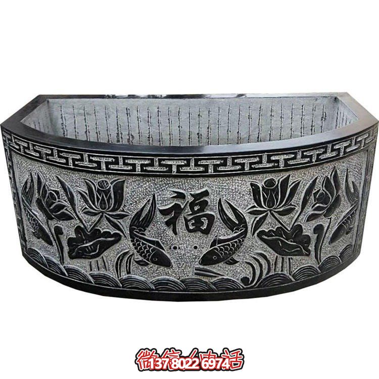 藝術精美的石雕擺件，點綴美麗庭院