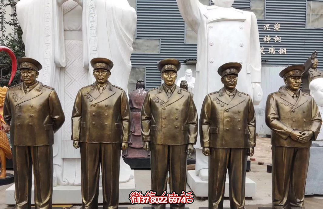 仿銅偉人元帥玻璃鋼雕塑，締造景區(qū)世界十大經(jīng)典