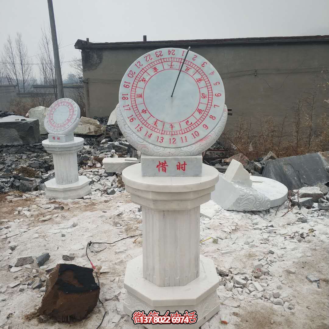 石質日晷雕塑，讓景區更加創意美觀！