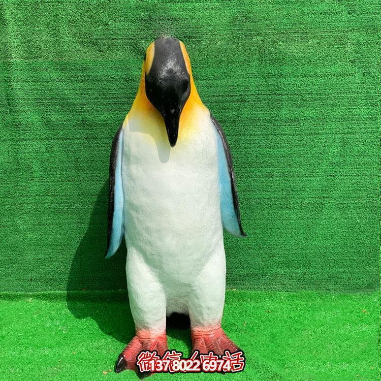 仿真企鵝雕塑，玻璃鋼制作