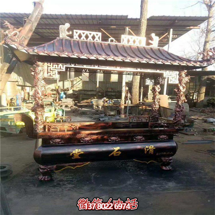 獨特創意銅雕香爐，讓你體驗寺廟式神秘雕塑感受