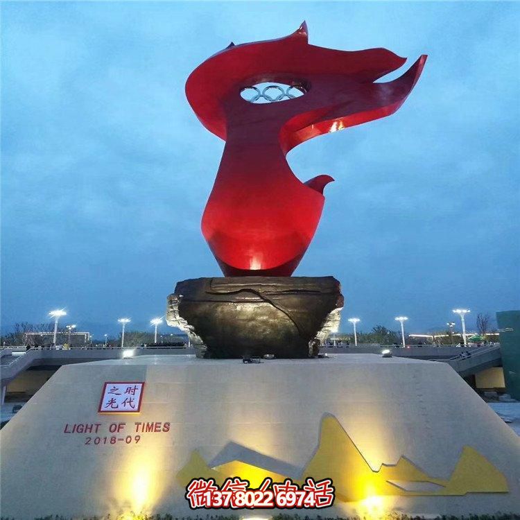 不銹鋼彩繪景觀(guān)標(biāo)志——為戶(hù)外廣場(chǎng)增添美感