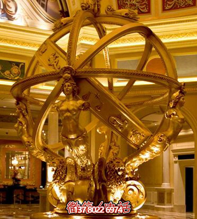 鏤空美人魚雕塑，優雅裝點大型商場酒店