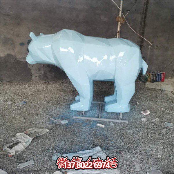 玻璃鋼幾何雕塑，裝飾動物園園林和戶外空間