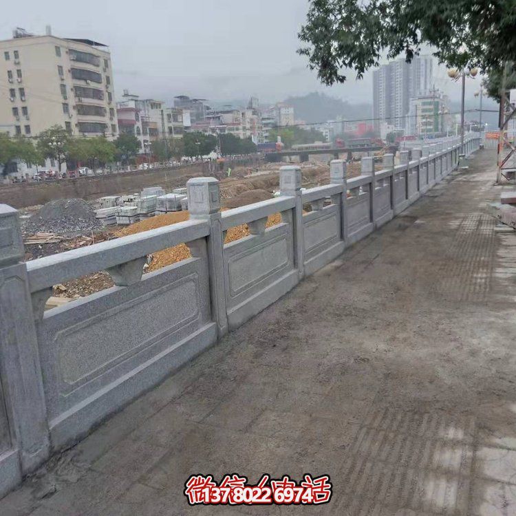 精美大理石雕塑圍欄，美化您的城市河道