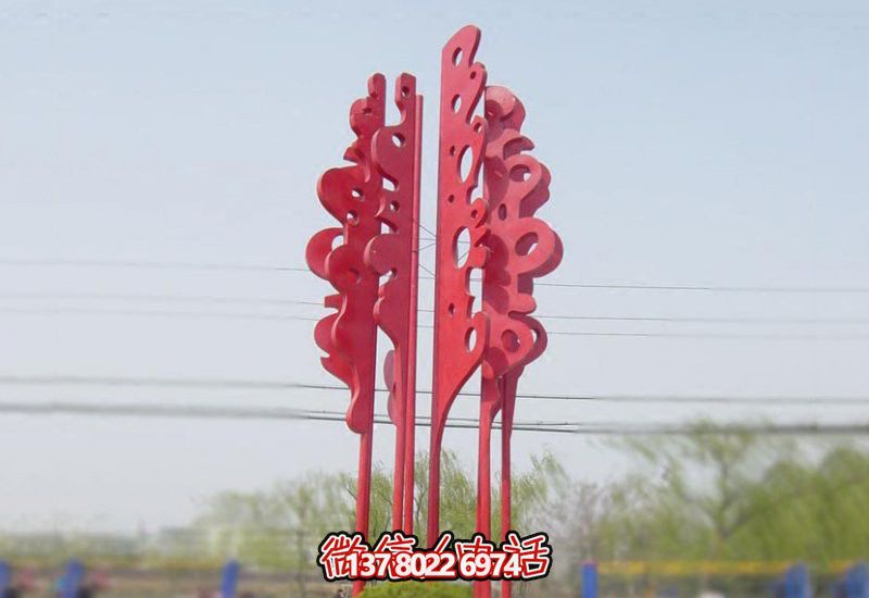 園林公園抽象不銹鋼樹(shù)雕塑