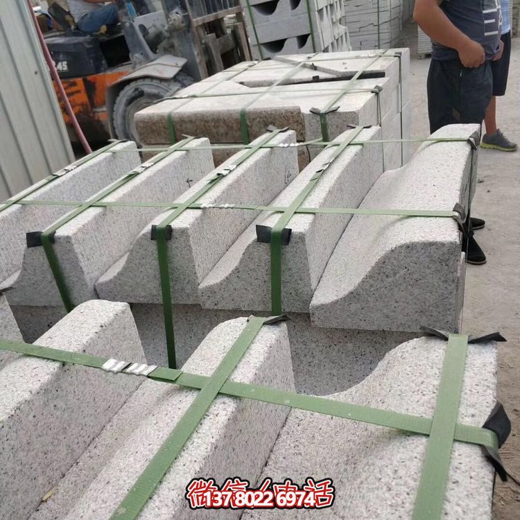 城市街道花崗巖石雕欄桿