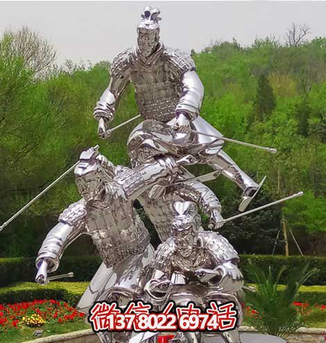 園林景區創意古代不銹鋼滑雪人物主題雕塑 園林景區創意古代不銹鋼滑雪人物主題雕塑