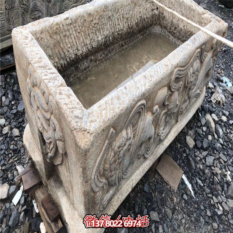 老石槽，漢白玉仿古石槽