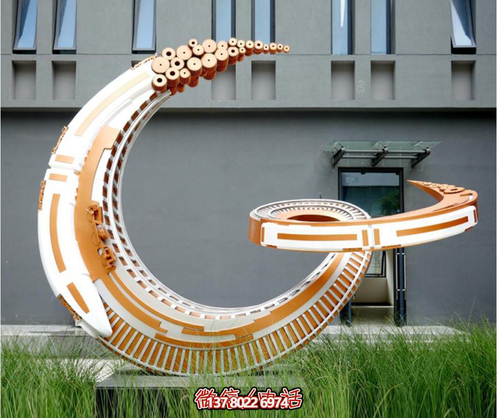 現(xiàn)代不銹鋼城市雕塑