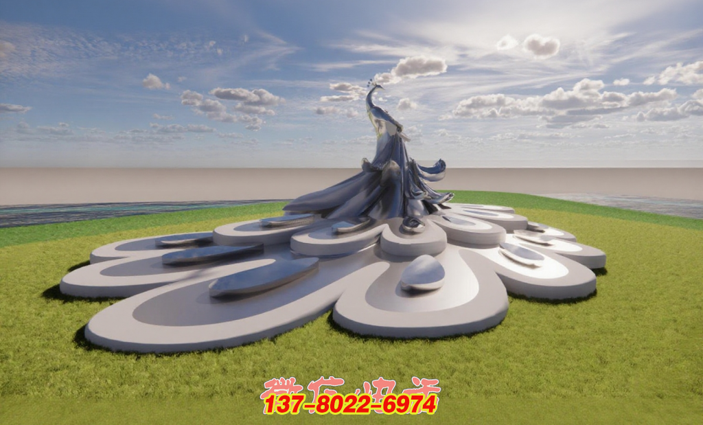 銀羽蹁躚 —— 不銹鋼大型景觀雕塑的自然詩(shī)意呈現(xiàn)